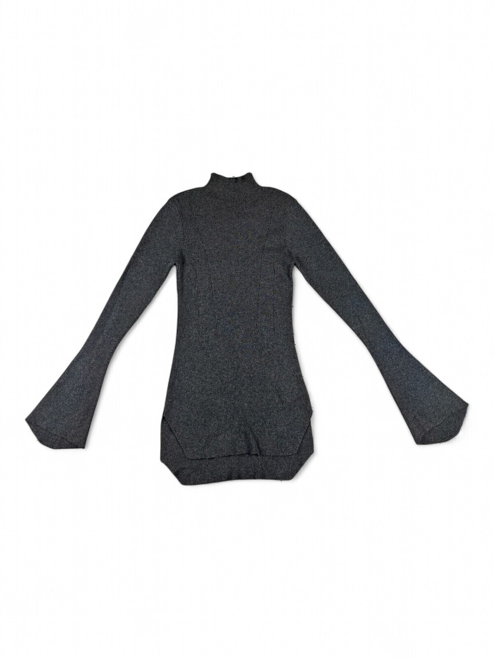 Love, Bonito Ribbed Bell-Sleeve Turtleneck Sweater Size 6